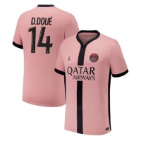 Paris Saint-Germain Desire Doue #14 Tretí futbalový dres 2024-25 Krátky Rukáv